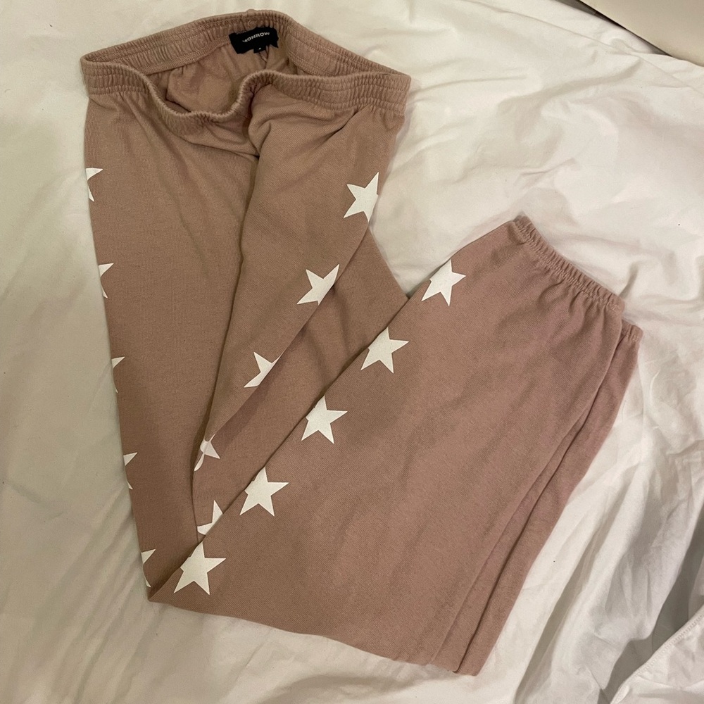 Monrow Star Jogger Sweatpants